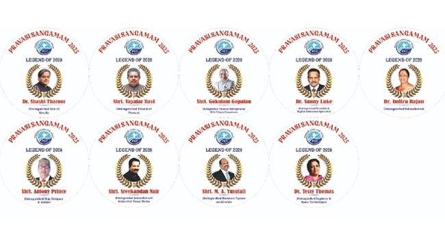 പ്രമുഖ മ​ല​യാ​ളി​ക​ളെ പ്ര​വാ​സി കോ​ൺ​ക്ലേ​വ് ആ​ദ​രി​ച്ചു