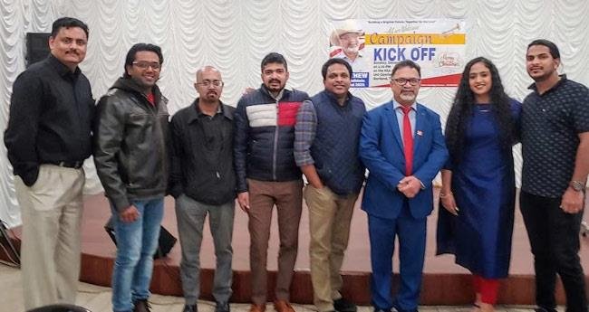 ഗാ​ർ​ല​ൻ​ഡ് മേ​യ​ർ സ്ഥാ​നാ​ർ​ഥി പി.സി. മാ​ത്യു​വി​ന്‍റെ പ്ര​ചാ​ര​ണ​ത്തി​ന് തു​ട​ക്ക​മാ​യി