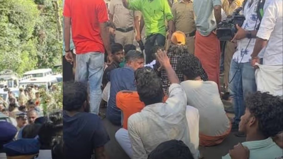 വയനാട്ടിൽ മന്ത്രി എ.കെ ശശീന്ദ്രന് നേരെ വ്യാപക പ്രതിഷേധം; വാഹനം തടഞ്ഞ് നാട്ടുകാർ