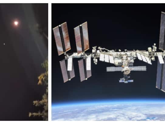 സുനിത വില്യംസിന് ടാറ്റ കൊടുത്ത് മലയാളികൾ… കേരളത്തിന് മുകളിലൂടെ പറന്ന് ബഹിരാകാശ നിലയം -വീഡിയോ