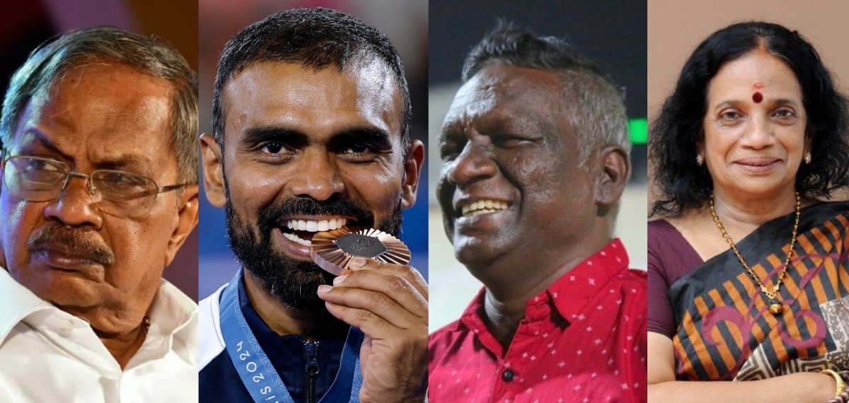 എം ടിക്ക് മരണാനന്തര ബഹുമതിയായി പത്മവിഭൂഷൺ; പി ആർ ശ്രീജേഷിന് പത്മഭൂഷൺ; ഐ എം വിജയനും ഓമനക്കുട്ടിക്കും പത്മശ്രീ