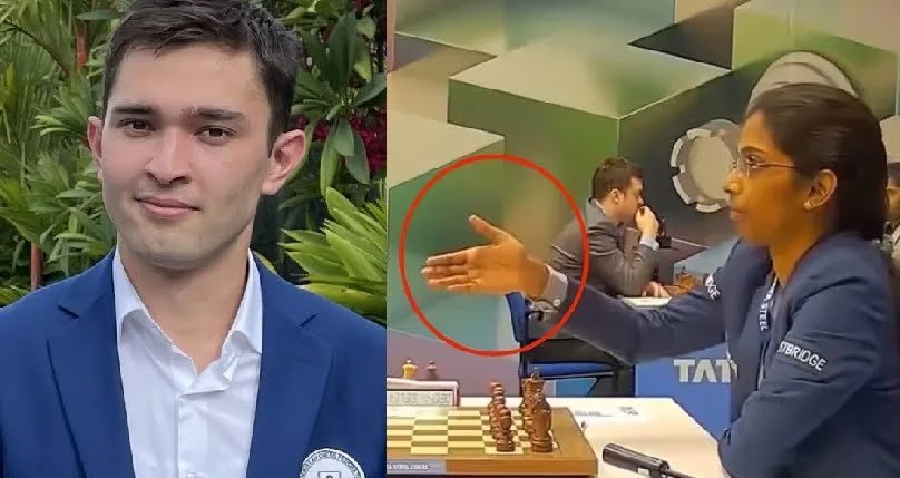 മതനിയമപ്രകാരം അന്യസ്ത്രീകളെ തൊടാൻ പാടില്ല ; ഗ്രാന്‍ഡ് മാസ്റ്റര്‍ വൈശാലിയ്‌ക്ക് കൈ കൊടുക്കാത്തതിൽ നോദിര്‍ബെക്ക് യാകുബ്ബോവിന്റെ പ്രതികരണം