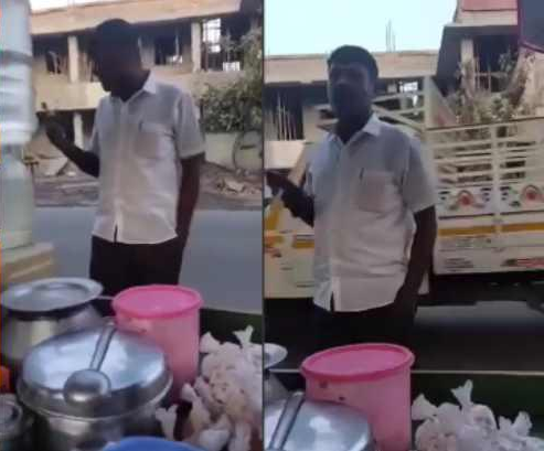 ബീഫ് വിറ്റ തട്ടുകടയ്ക്ക് നേരെ ബിജെപി നേതാവിൻ്റെ ഭീഷണി