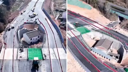 2 കോടി തരാമെന്ന് പറഞ്ഞിട്ടും വഴങ്ങിയില്ല; ഇപ്പോൾ പണികിട്ടി, ചൈനയിൽ ദേശിയപാതയ്ക്ക് നടുവിലായി ഒരു വീട്