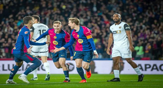 ലാലിഗയിൽ ഗംഭീരവിജയവുമായി ബാഴ്‌സലോണ