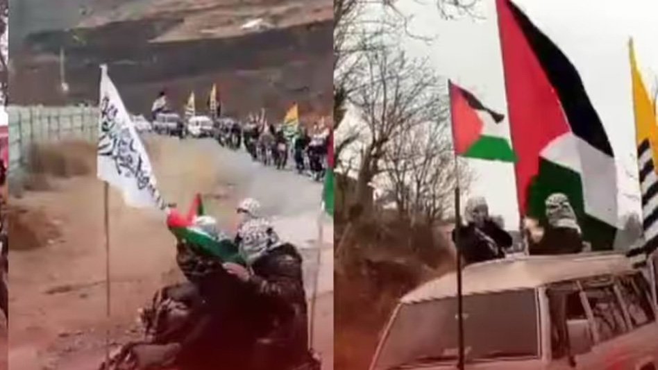 ഹമാസ് നേതാക്കൾക്ക് പാക് അധിനിവേശ കാശ്മീരിൽ വി‌ഐ‌പി സ്വീകരണം, ജെയ്‌ഷ് ഭീകരർ ബൈക്ക് റാലി നടത്തി