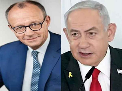 നെതന്യാഹുവിനെ ജര്‍മനി സന്ദര്‍ശിക്കാന്‍ ക്ഷണിച്ച് മെര്‍സ്; ഐസിസി വാറണ്ട് നടപ്പാക്കില്ല