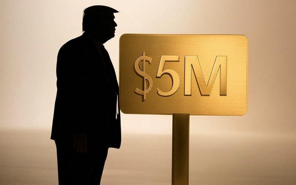 ഒരു മില്യണ്‍ ഗോള്‍ഡ് കാര്‍ഡ് വില്‍ക്കും, 5 ട്രില്യണ്‍ ഡോളര്‍ സമ്പാദിക്കും! ട്രംപിന്റെ സ്വപ്നം