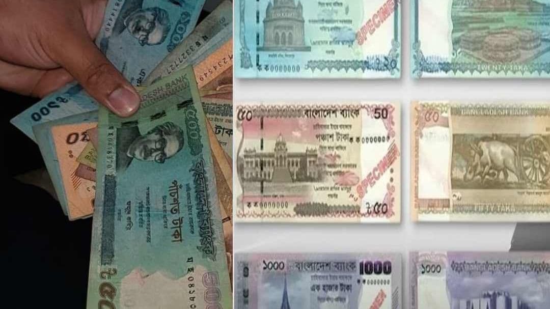 ബംഗ്ലാദേശ് കറന്‍സിയില്‍നിന്ന് ഷെയ്ഖ് മുജീബുറഹ്‌മാന്‍ പുറത്ത്, പകരം ക്ഷേത്രങ്ങളും യുദ്ധസ്മാരകങ്ങളും