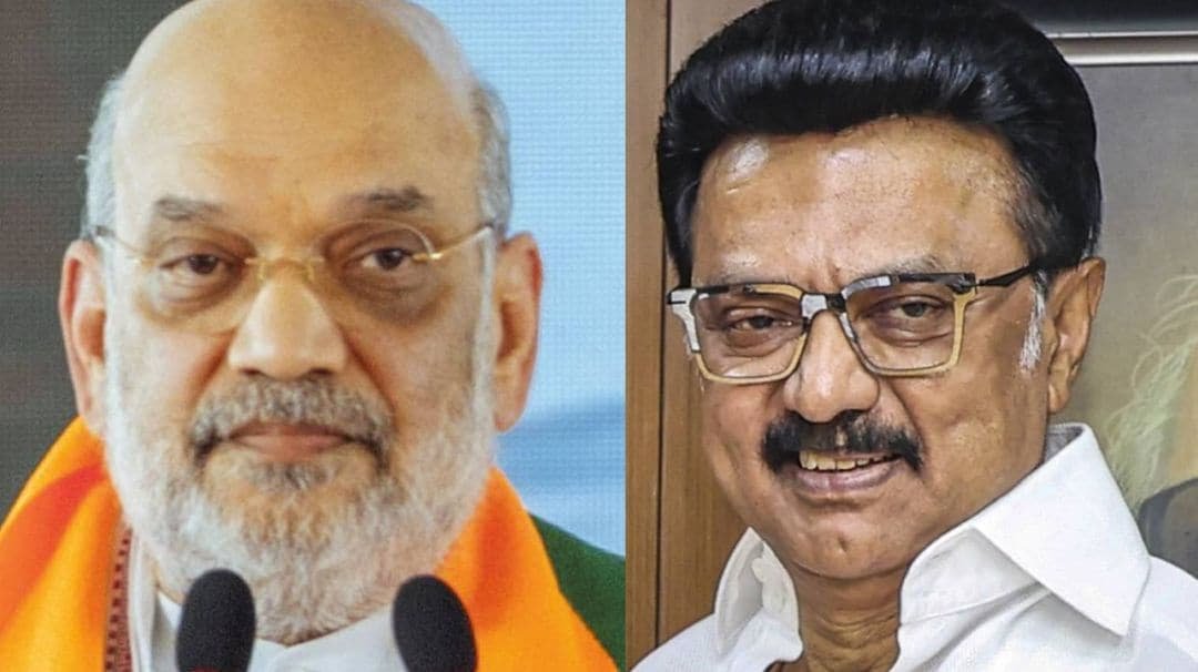 2026-ൽ ബിജെപി സഖ്യം തമിഴ്‌നാട് ഭരിക്കുമെന്ന് അമിത് ഷാ; യുഎസിൽ നടന്നാലും ഇവിടെ നടക്കില്ലെന്ന് DMK
