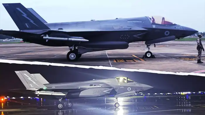 ബ്രിട്ടൻ്റെ എഫ് 35 യുദ്ധവിമാനത്തിൻ്റെ തകരാർ പരിഹരിക്കാൻ നാൽപ്പതംഗ സംഘം; ശരിയായില്ലെങ്കിൽ എയർലിഫ്റ്റ്