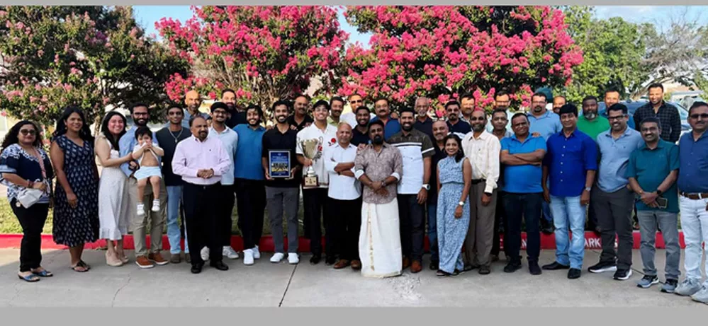 ജിമ്മി ജോർജ് മെമ്മോറിയൽ വോളിബോൾ ടൂർണമെന്റ് വിജയികളെ ഡാലസ് മലയാളി അസോസിയേഷൻ ആദരിച്ചു