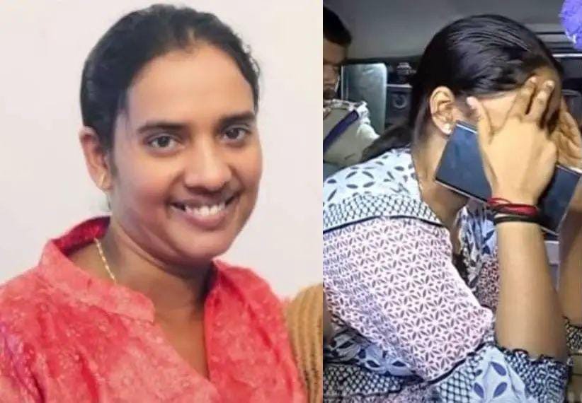 വീട്ടമ്മ ആത്മഹത്യ ചെയ്ത സംഭവത്തില്‍ പ്രതിയായ റിട്ട.പൊലീസ് ഡ്രൈവര്‍ പ്രദീപിന്റെ മകള്‍ പൊലീസ് കസ്റ്റഡിയിൽ
