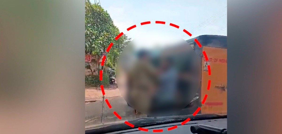 മഞ്ചേരിയിൽ വാഹന പരിശോധനയ്ക്കിടെ മുഖത്തടിച്ച് പൊലീസ്; പരാതിയുമായി യുവാവ്, ദൃശ്യങ്ങൾ പുറത്ത്, നടപടി