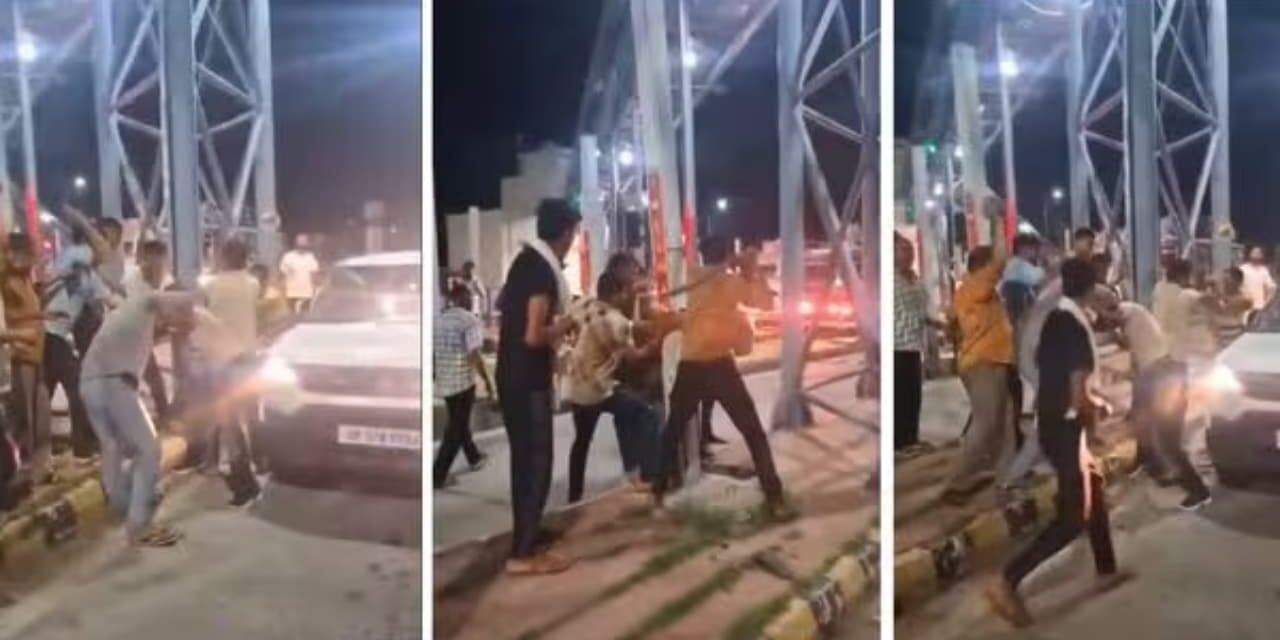 ടോൾ പ്ലാസയിൽ ​ഗതാ​ഗതക്കുരുക്ക് ചോദ്യം ചെയ്ത സൈനികനെ തൂണിൽ കെട്ടിയിട്ട് അടിച്ചു, സംഭവത്തിൽ ആറുപേർ അറസ്റ്റിൽ