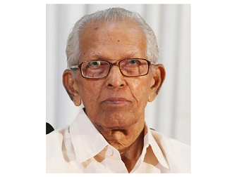 പ്രശസ്ത എഴുത്തുകാരനും അധ്യാപകനും വാഗ്മിയുമായ പ്രഫ. എം.കെ. സാനു അന്തരിച്ചു