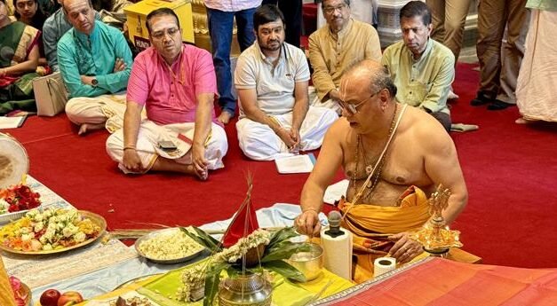 മി​ന​സോ​ട്ട​യി​ലെ ഹൈ​ന്ദ​വ ക്ഷേ​ത്ര​ത്തി​ൽ അ​യ്യ​പ്പ പ​ടി​പൂ​ജ നടന്നു