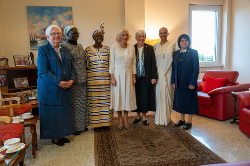 കത്തോലിക്കാ സന്യാസിനിമാരുടെ പ്രവർത്തനങ്ങളെ പ്രശംസിച്ച് കാമില രാജ്ഞി