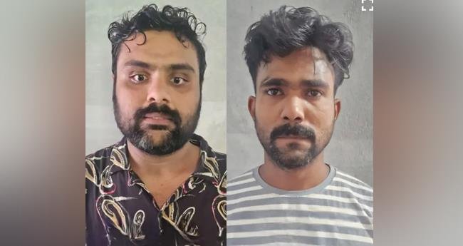 എം​ഡി​എം​എ​യു​മാ​യി ര​ണ്ട് യു​വാ​ക്ക​ള്‍ പോ​ലീ​സ് പി​ടി​യി​ൽ