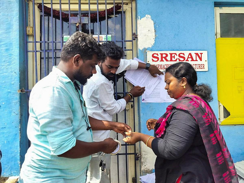 കഫ് സിറപ്പ് മരണം: ശ്രീശന്‍ ഫാര്‍മസ്യൂട്ടിക്കലിന്റെ ലൈസന്‍സ് റദ്ദാക്കി