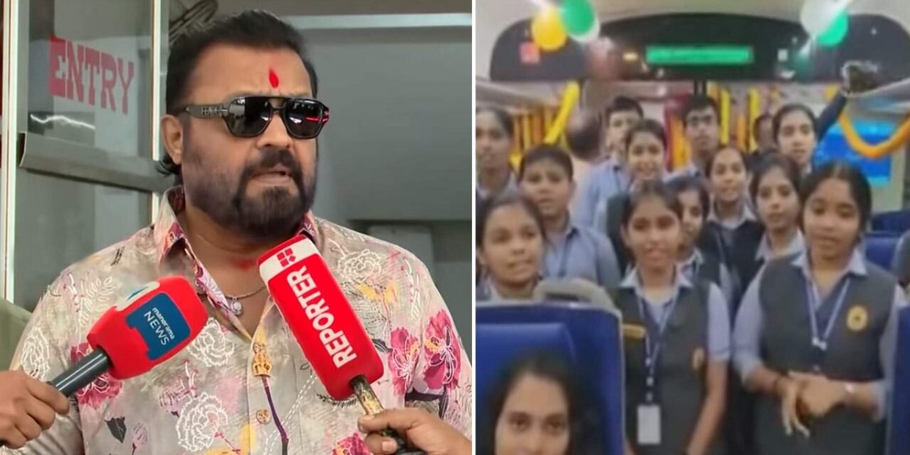 കു​ട്ടി​ക​ള്‍ പാ​ടി​യ​ത് നി​ഷ്‌​ക​ള​ങ്ക​മാ​യി; തീ​വ്ര​വാ​ദ ഗാ​ന​മൊ​ന്നു​മ​ല്ല​ല്ലോ’: ഗ​ണ​ഗീ​ത വി​വാ​ദ​ത്തി​ൽ സു​രേ​ഷ് ഗോ​പി