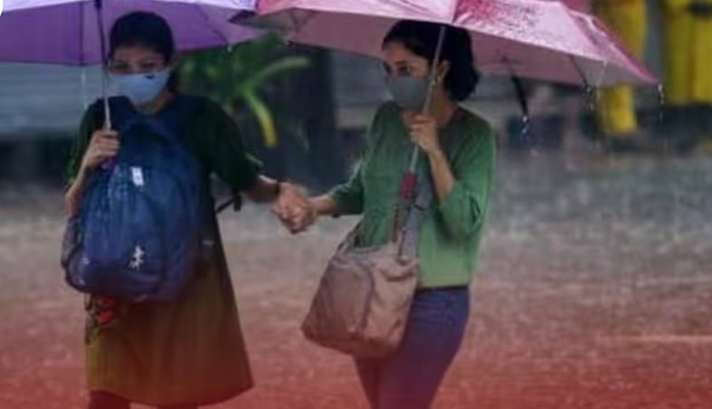 സംസ്ഥാനത്ത് ഇടിമിന്നലോട് കൂടി മഴ: നാല് ജില്ലകളിൽ യെല്ലോ അലർട്ട്