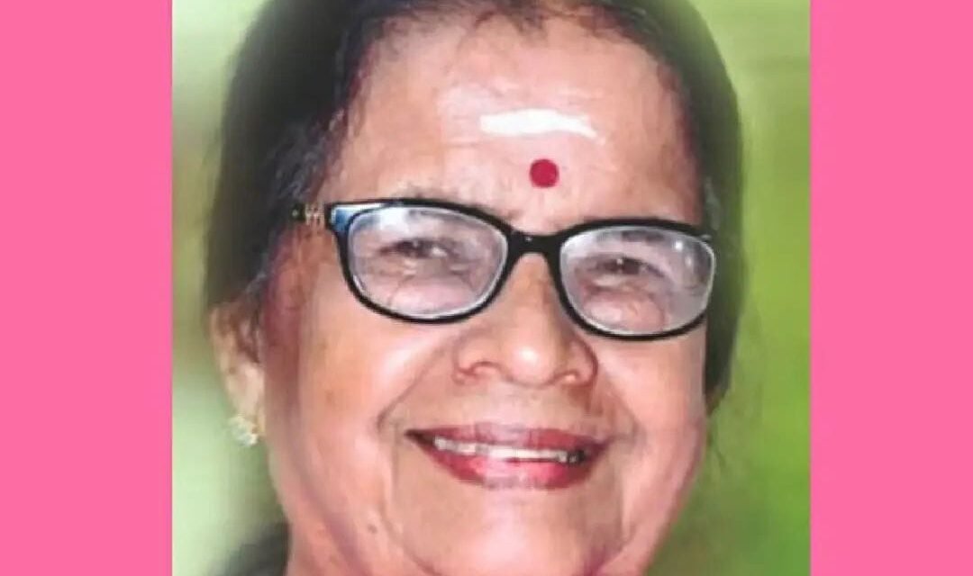 അംബികയുടെയും രാധയുടെയും മാതാവും ആദ്യകാല കോണ്‍ഗ്രസ് നേതാവുമായ കല്ലറ സരസമ്മ അന്തരിച്ചു