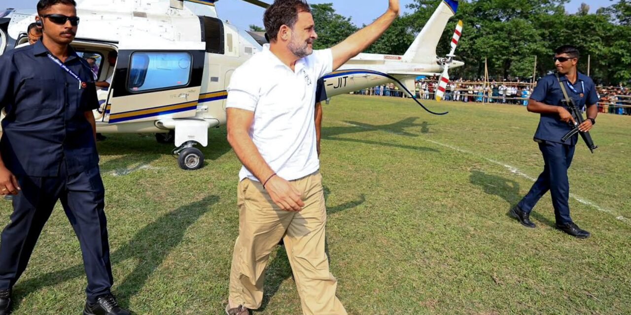 പരിശീലന പരിപാടിയിൽ വൈകിയെത്തി, രാഹുൽ ഗാന്ധിക്ക് ‘കടുത്ത ശിക്ഷ’; പത്ത് തവണ പുഷ് അപ് എടുപ്പിച്ച് പരിശീലകൻ