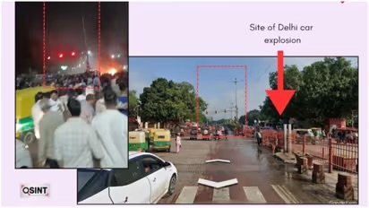 ദില്ലിയിൽ പൊട്ടിത്തെറിച്ചത് പുതിയ വാഹനം? ചിത്രം പുറത്ത്; മെല്ലെ വന്ന വാഹനം ട്രാഫിക് സിഗ്നലിൽ പൊട്ടിത്തെറിച്ചു