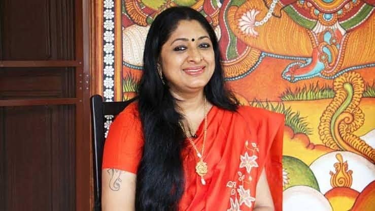 നടി ഊർമ്മിള ഉണ്ണി ബിജെപിയിൽ