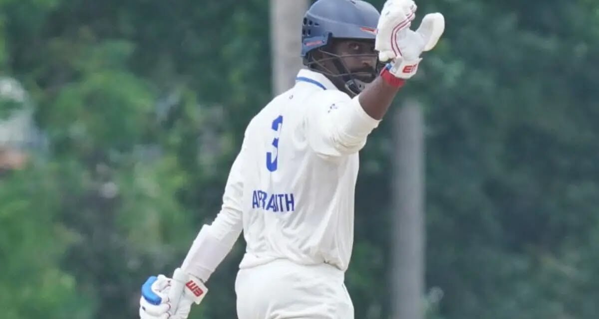 കേരളം കൂറ്റൻ ലീഡിലേക്ക്; നിലയുറപ്പിച്ച് സച്ചിൻ ബേബിയും ബാബ അപരാജിത്തും