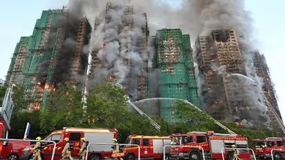 ഇതുവരെ മരിച്ചത് 94 പേർ, പരിക്കേറ്റത് 100ലേറെ പേർക്ക്, 200 ഓളം പേരെ കാണാനില്ല, ക്രിമിനൽ കേസെടുത്തു; ഹോങ്കോങ് തീപിടിത്തത്തിൽ രക്ഷാദൗത്യം തുടരുന്നു