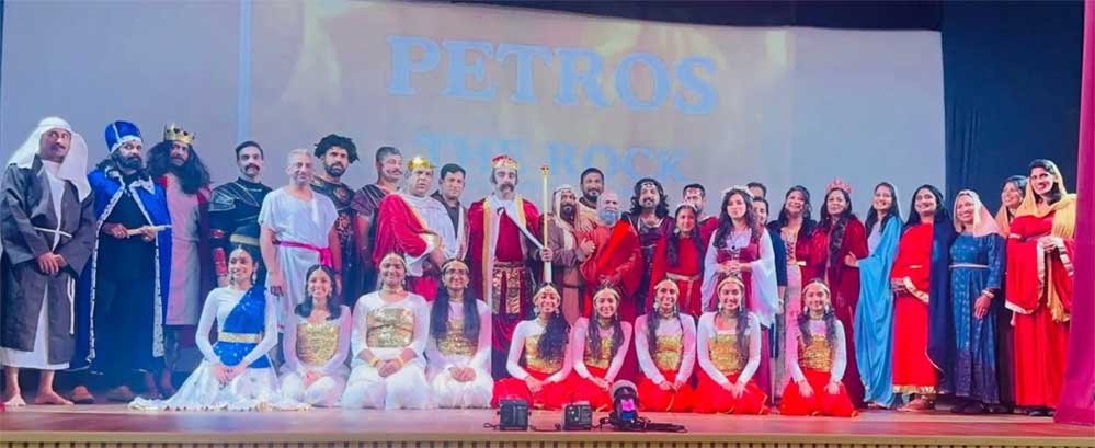 ഡാളസ് ക്രിസ്തുരാജ ദേവാലയത്തിൽ വേറിട്ട ദൃശ്യാനുഭവമായി പെട്രോസ്-ദി റോക്ക്