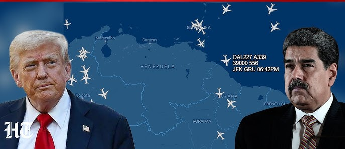 വെനസ്വേലൻ വ്യോമാതിർത്തി അടച്ചതായി ട്രംപ്