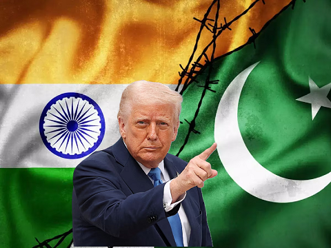 വ്യാപാര കരാര്‍ റദ്ദാക്കുമെന്ന് മുന്നറിയിപ്പു നല്‍കി ഇന്ത്യ-പാക് യുദ്ധം അവസാനിപ്പിച്ചു: ട്രംപ്