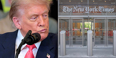 ‘ജനങ്ങളുടെ ശത്രു’: ന്യൂയോര്‍ക്ക് ടൈംസിനെ കടന്നാക്രമിച്ച് ട്രംപ്