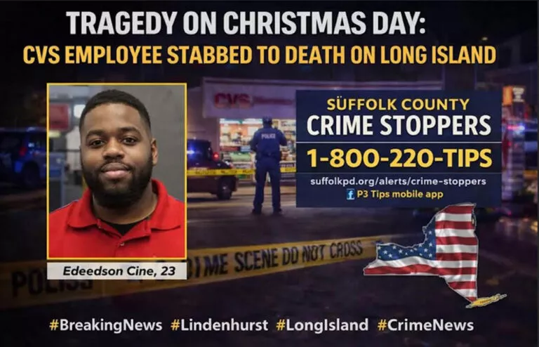 ക്രിസ്മസ് ദിനത്തിൽ ദാരുണം: ന്യൂയോർക്കിൽ മലയാളി നഴ്സിംഗ് വിദ്യാർത്ഥിയും സിവിഎസ് ജീവനക്കാരനുമായ യുവാവ് കുത്തേറ്റ് മരിച്ചു