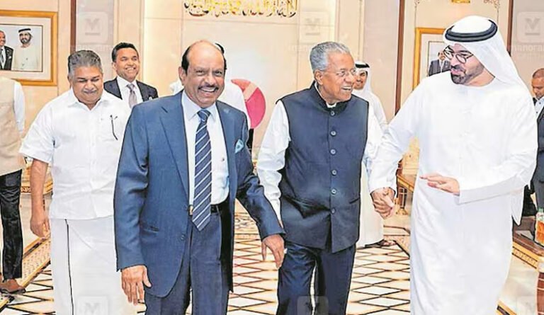 പ്രവാസി സംഗമം: മുഖ്യമന്ത്രിക്ക് ദുബായിൽ ഊഷ്മള വരവേൽപ്