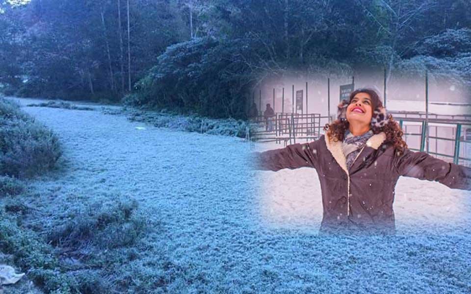 മൈനസ് ഒന്ന്​; തണുത്തുവിറച്ച്​ മൂന്നാർ, റിസോര്‍ട്ടുകളില്‍ വന്‍ തിരക്ക്‌