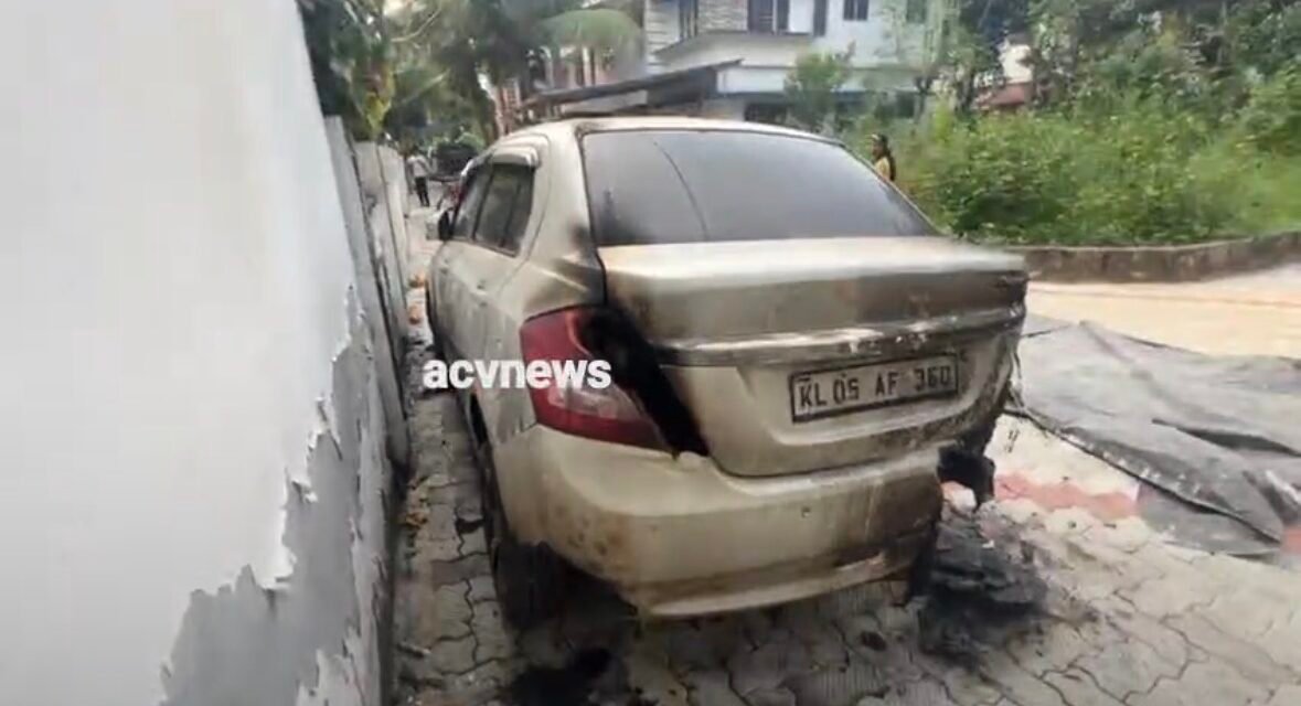 വൈരാഗ്യം തീർക്കാൻ കാറിന് തീയിട്ടു, പക്ഷെ അബദ്ധത്തിൽ വാഹനം മാറി, തീയിട്ടത് അയൽവാസിയുടെ കാറിന്