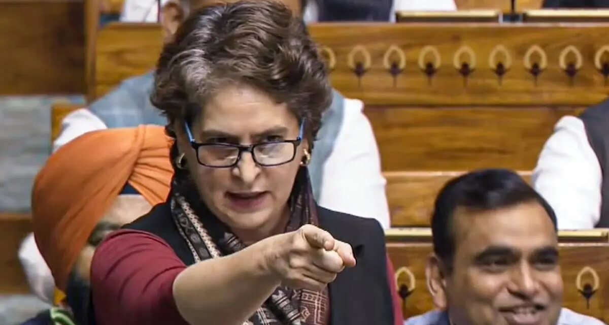 ‘താങ്കൾ പ്രധാനമന്ത്രിപദത്തില്‍ ഇരുന്നത്ര കാലം നെഹ്‌റു ജയിലില്‍ കിടന്നിട്ടുണ്ട്’; മോദിയെ രൂക്ഷമായി വിമർശിച്ച് പ്രിയങ്ക