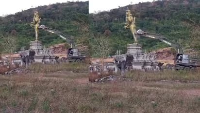 വിഷ്ണുവിന്റെ കൂറ്റൻ പ്രതിമ പൊളിച്ചുമാറ്റിയതിൽ വിശദീകരണവുമായി തായ്‍ലൻഡ്; ‘മതവികാരം വ്രണപ്പെടുത്താൻ ഉദ്ദേശിച്ചിട്ടില്ല’