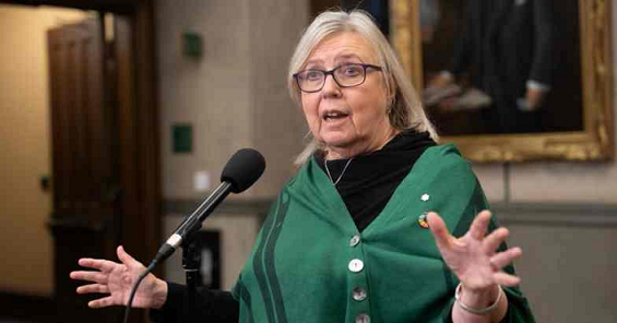 എണ്ണക്കരാർ: ആൽബർട്ട-ഒട്ടാവ ഉടമ്പടിക്കെതിരെ ഗ്രീൻ പാർട്ടി നേതാവ് എലിസബത്ത് മേയ്