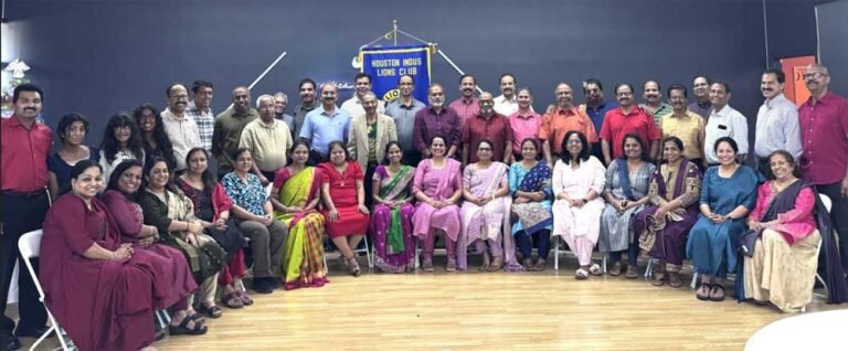 ഹ്യൂസ്റ്റൺ ഇൻഡസ് ലയൺസ് ക്ലബ് ക്രിസ്മസും പുതുവത്സരവും ആഘോഷിച്ചു