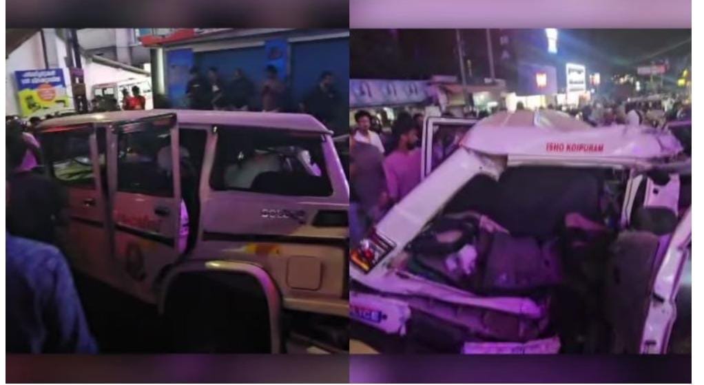 അടൂരിൽ നിയന്ത്രണം നഷ്ടപ്പെട്ട കെഎസ്ആർടിസി ബസ് പൊലീസ് ജീപ്പിലേക്ക് ഇടിച്ചുകയറി; മൂന്നു പൊലീസുകാർക്കും രണ്ടു പ്രതികൾക്കും പരിക്ക്