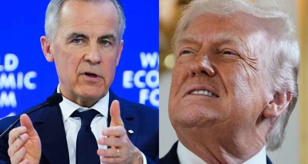 കാനഡയ്ക്ക് നേരെ തിരിഞ്ഞ് ട്രംപ്; ചൈനയുമായി വ്യാപാരക്കരാറിലെത്തിയാൽ 100 ശതമാനം താരിഫ്