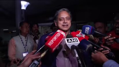 ‘ദുബായിലെ ചർച്ച മാധ്യമ സൃഷ്ടി, പറയാനുള്ളത് പാർട്ടി നേതൃത്വത്തോട് പറയും’; വാർത്തകൾ തള്ളി ശശി തരൂർ