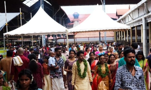 ഗുരുവായൂർ ക്ഷേത്രത്തില്‍ ഫെബ്രുവരി എട്ടിന് 219 വിവാഹങ്ങള്‍