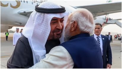 3 മണിക്കൂറിൽ അത്ഭുത കരാറുകൾ! യുഎഇ പ്രസിഡന്‍റിന്‍റെ ഇന്ത്യാ സന്ദർശനം വൻ വിജയം; വിവിധ മേഖലകളിൽ നിക്ഷേപത്തിനും സഹകരണത്തിനും ധാരണയായി