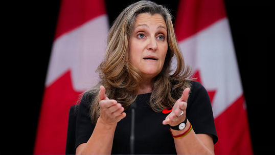 ഉക്രെയ്‌ന്റെ സാമ്പത്തിക ഉപദേഷ്ടാവായി കനേഡിയൻ മുൻ ഉപപ്രധാനമന്ത്രി ക്രിസ്റ്റിയ ഫ്രീലാൻഡ്